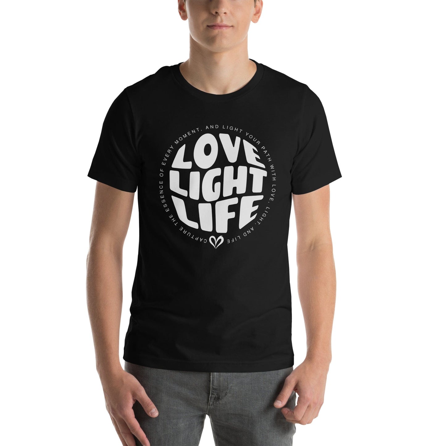 OMTHREAD LOVE, LIGHT, LIFE Tee