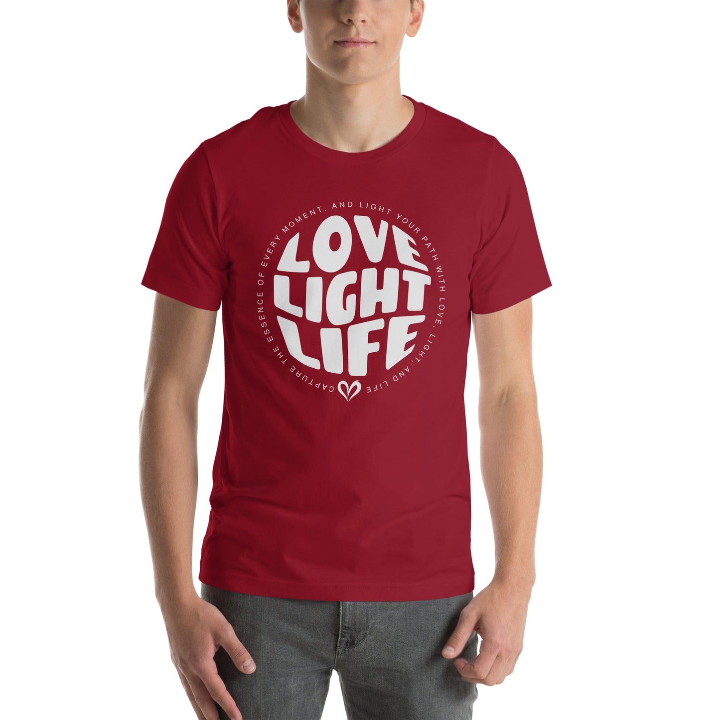 OMTHREAD LOVE, LIGHT, LIFE Tee