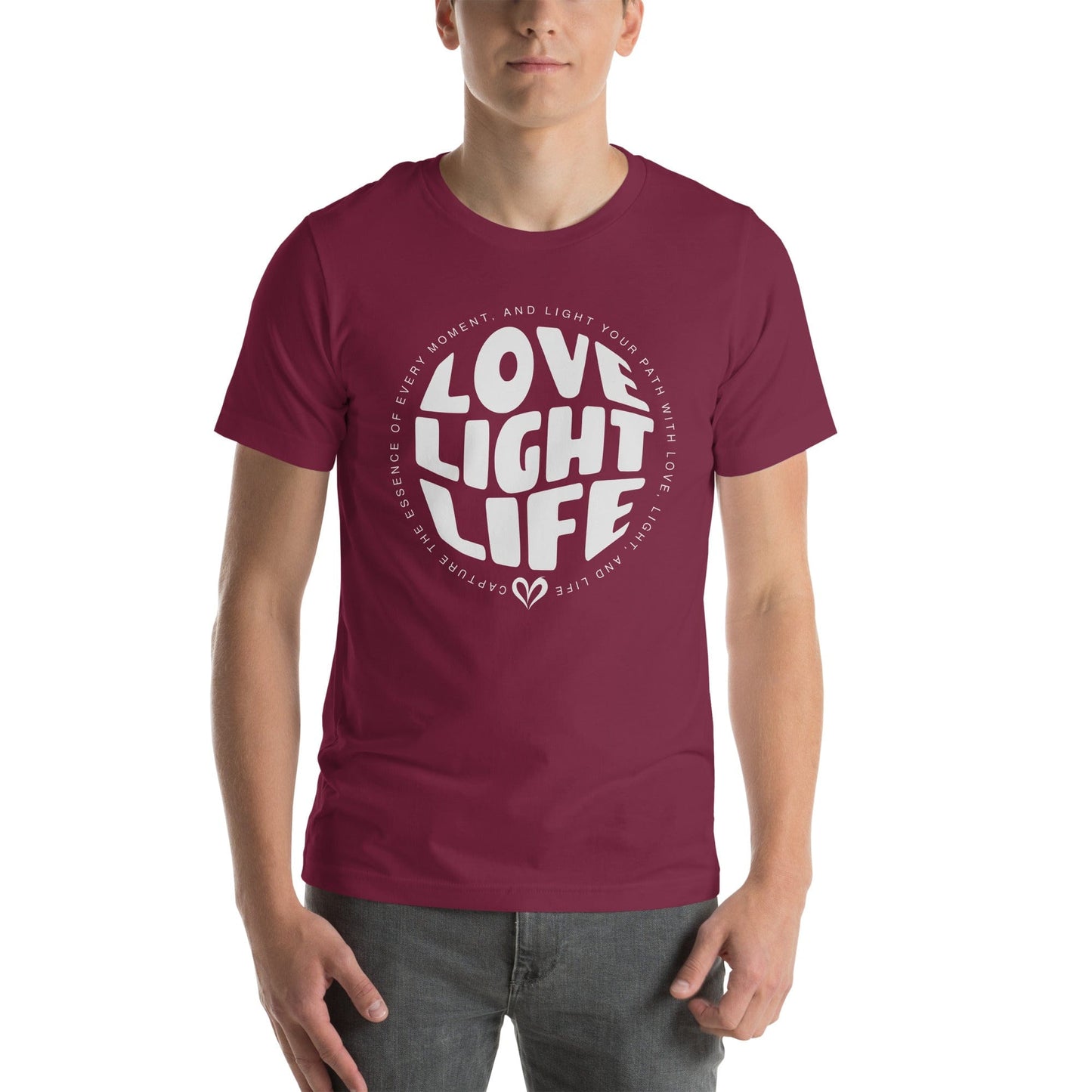 OMTHREAD LOVE, LIGHT, LIFE Tee