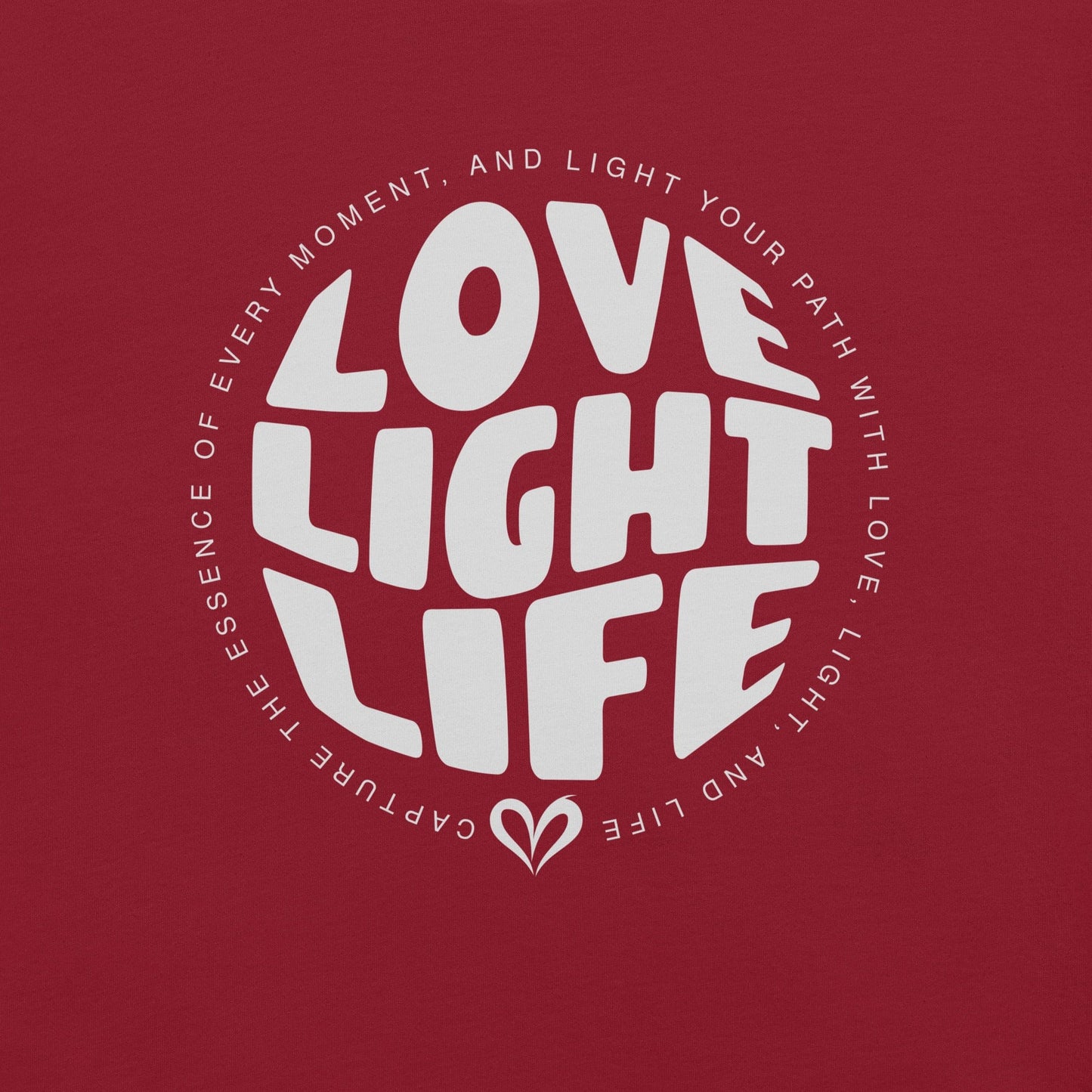 OMTHREAD LOVE, LIGHT, LIFE Tee