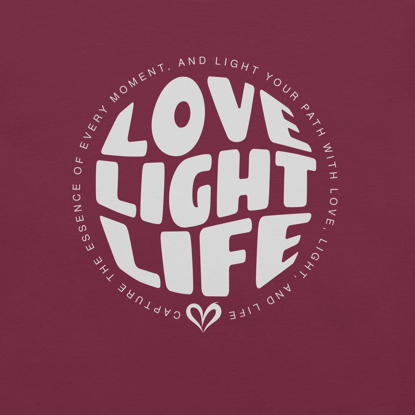 OMTHREAD LOVE, LIGHT, LIFE Tee