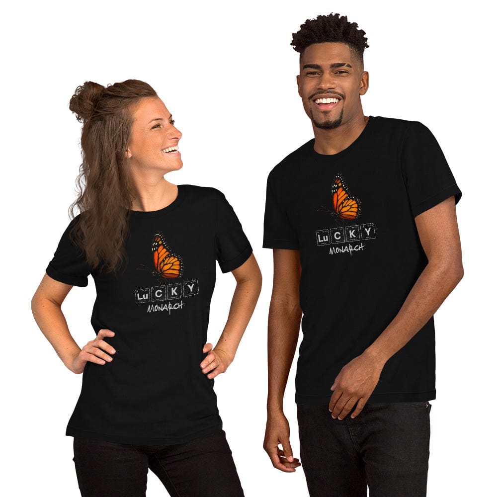 OMTHREAD Lucky Monarch Butterfly Shirt Science and Nature Tee
