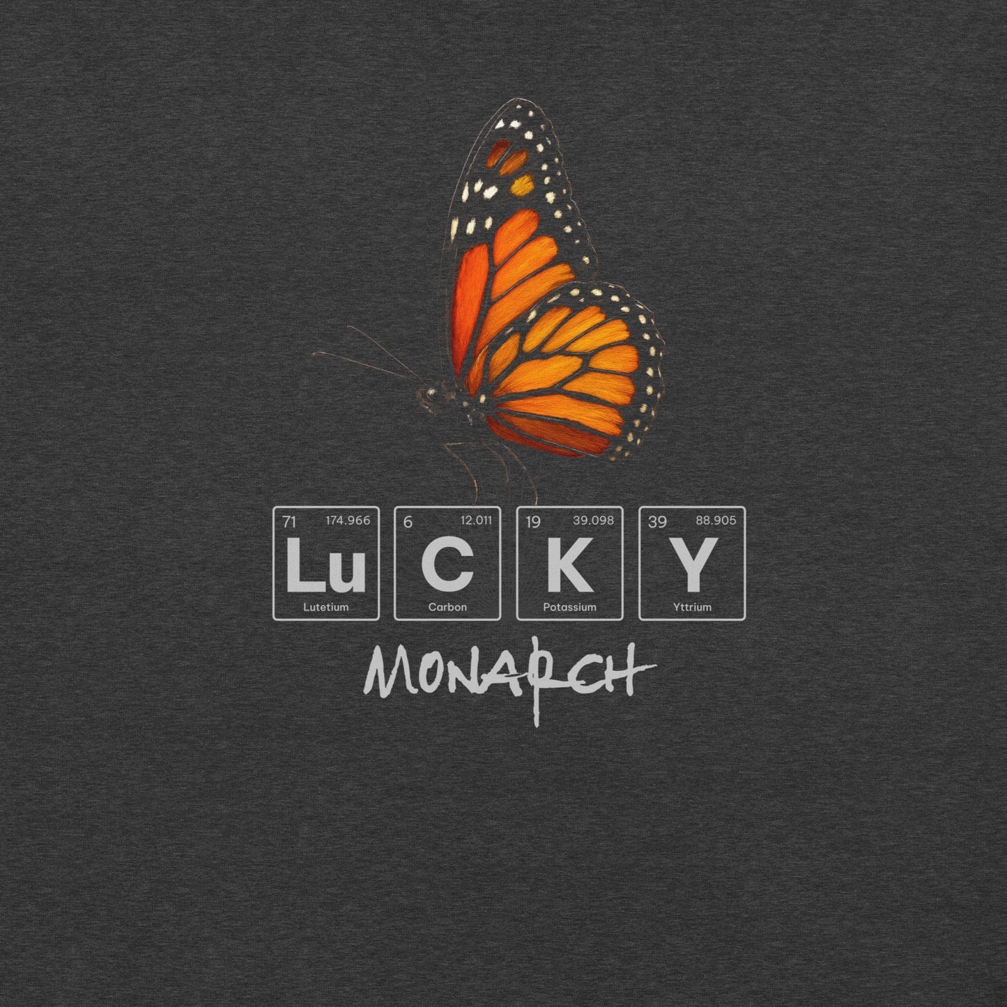 OMTHREAD Lucky Monarch Butterfly Shirt Science and Nature Tee