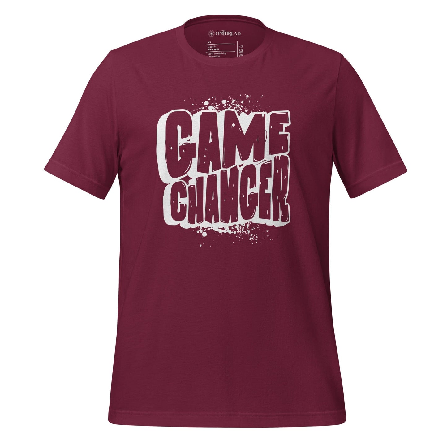 OMTHREAD Maroon / XS Game Changer - Redefine the Rules Tee