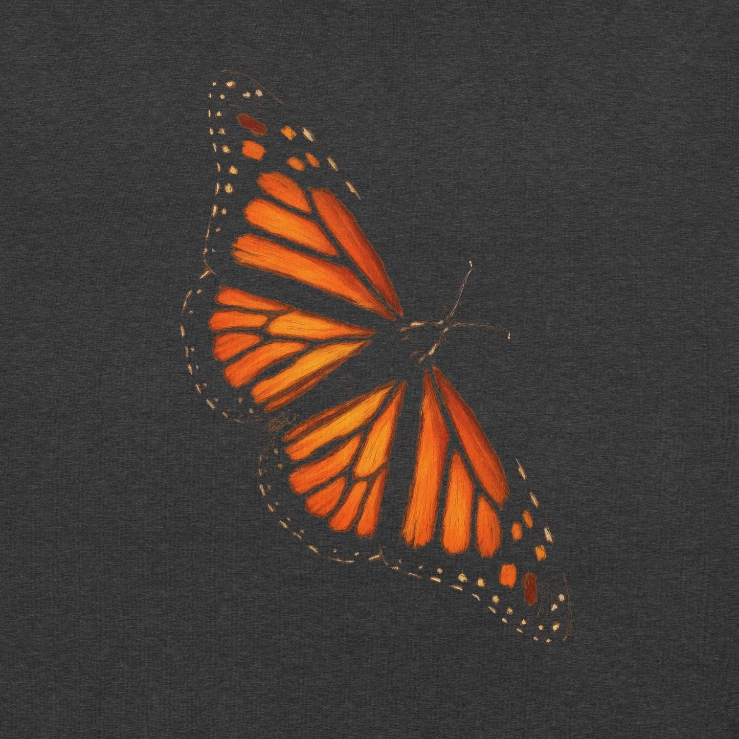 OMTHREAD Monarch Butterfly T Shirt Nature Conservation Tee for Butterfly Lovers