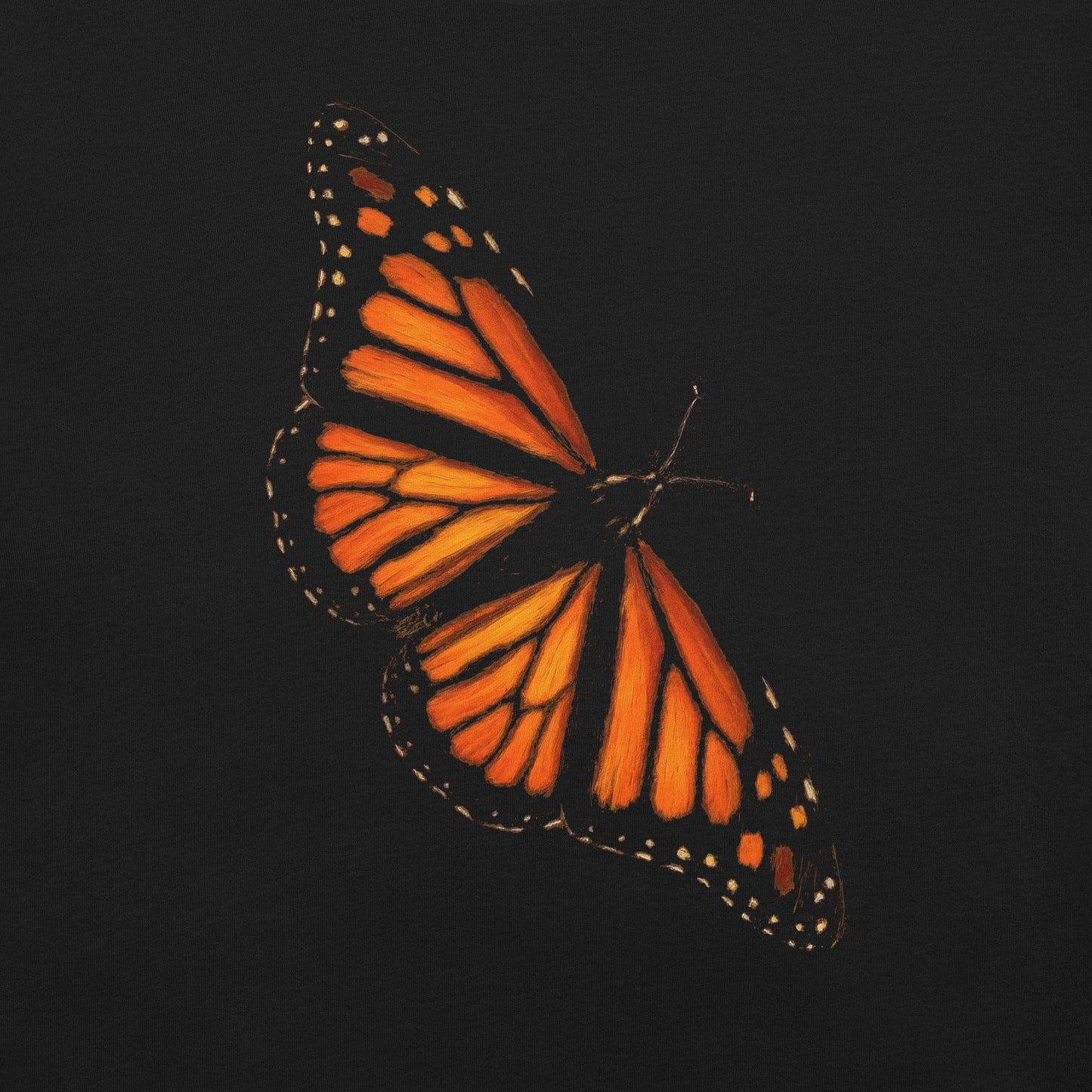 OMTHREAD Monarch Butterfly T Shirt Nature Conservation Tee for Butterfly Lovers