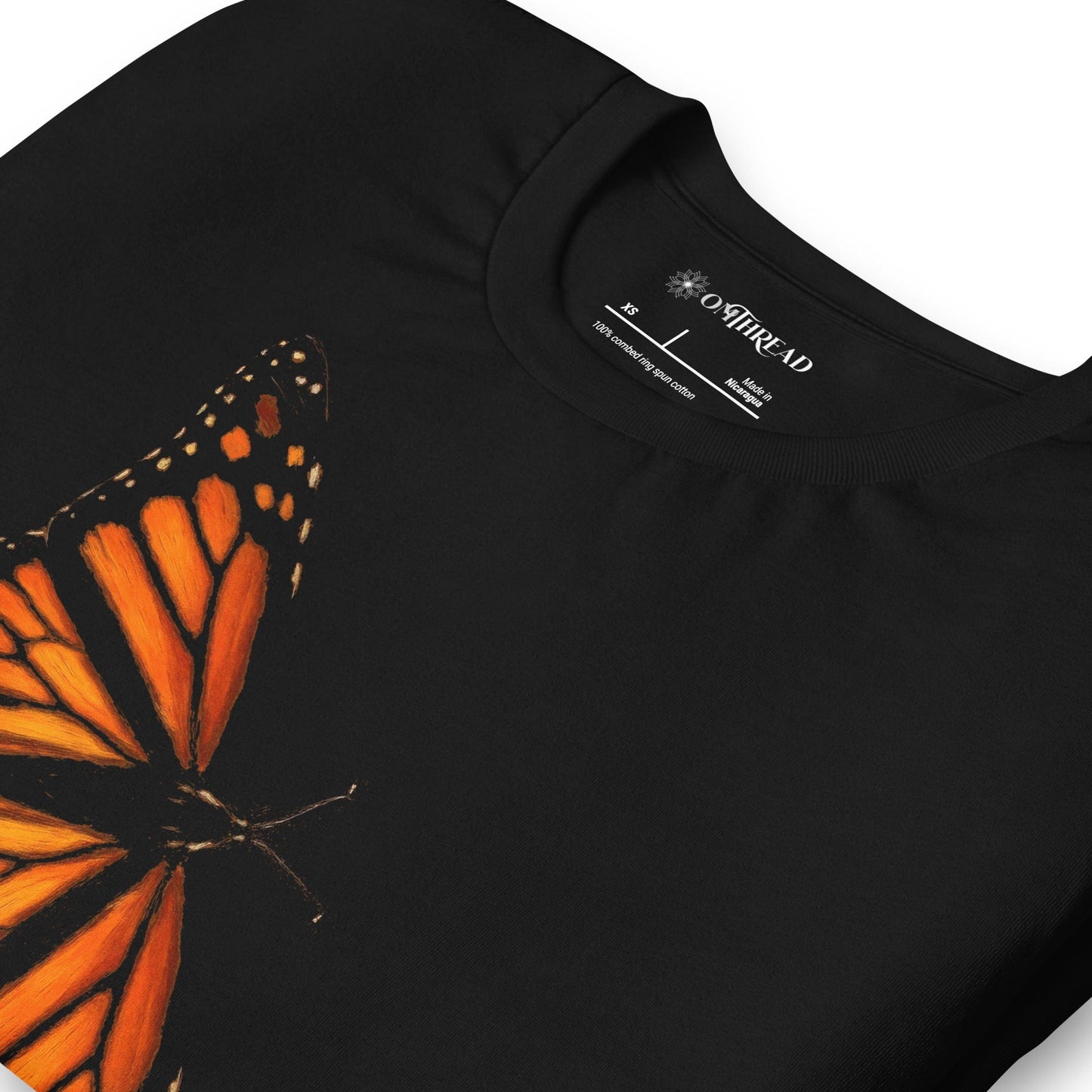 OMTHREAD Monarch Butterfly T Shirt Nature Conservation Tee for Butterfly Lovers