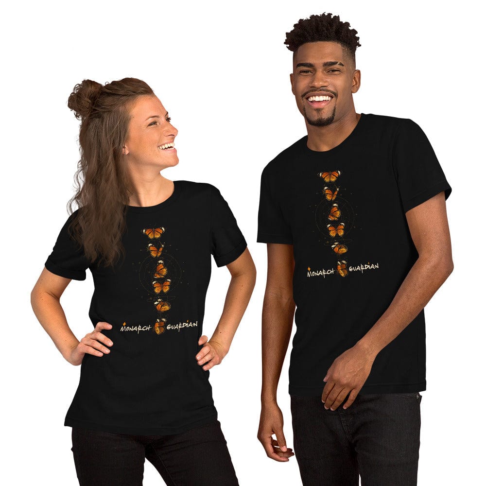 OMTHREAD Monarch Guardian Butterfly Shirt Celestial Conservation Tee