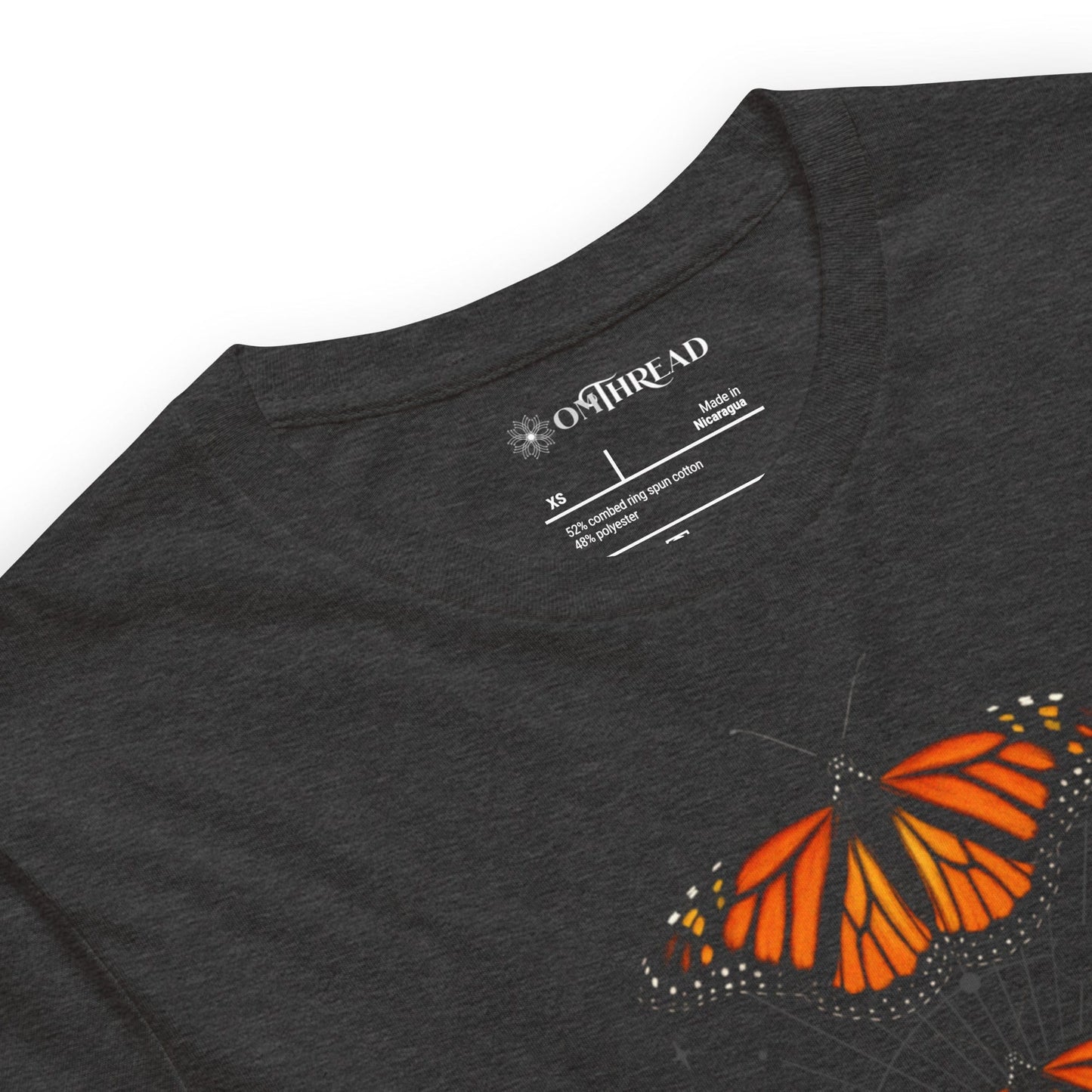 OMTHREAD Monarch Guardian Shirt Butterfly Conservation Tee for Nature Lovers