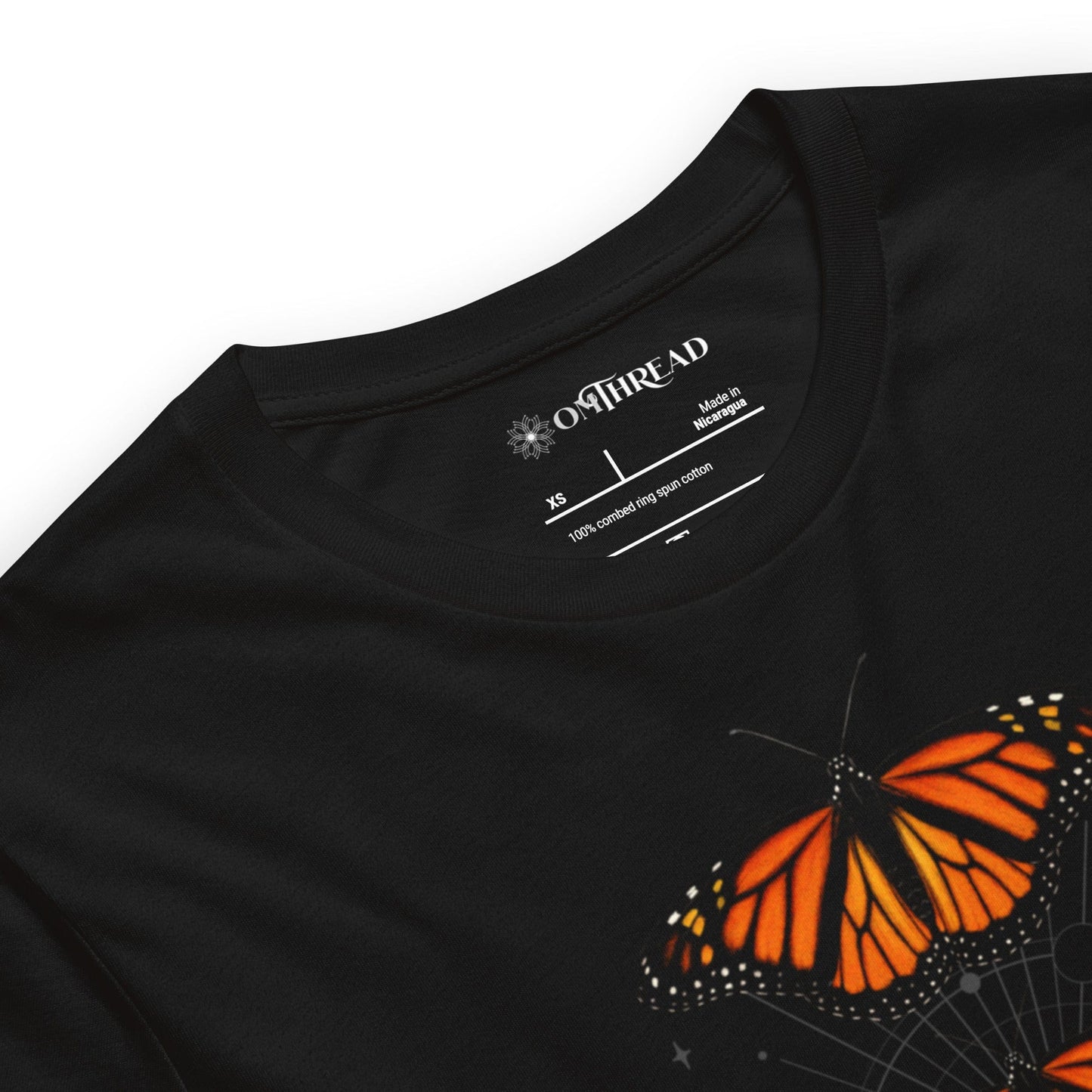 OMTHREAD Monarch Guardian Shirt Butterfly Conservation Tee for Nature Lovers