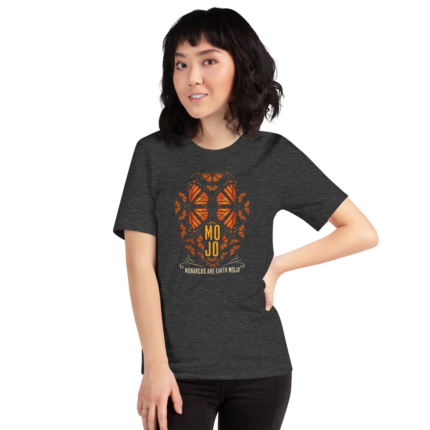 OMTHREAD Monarch MOJO T Shirt Monarch Butterfly Conservation Graphic Tee