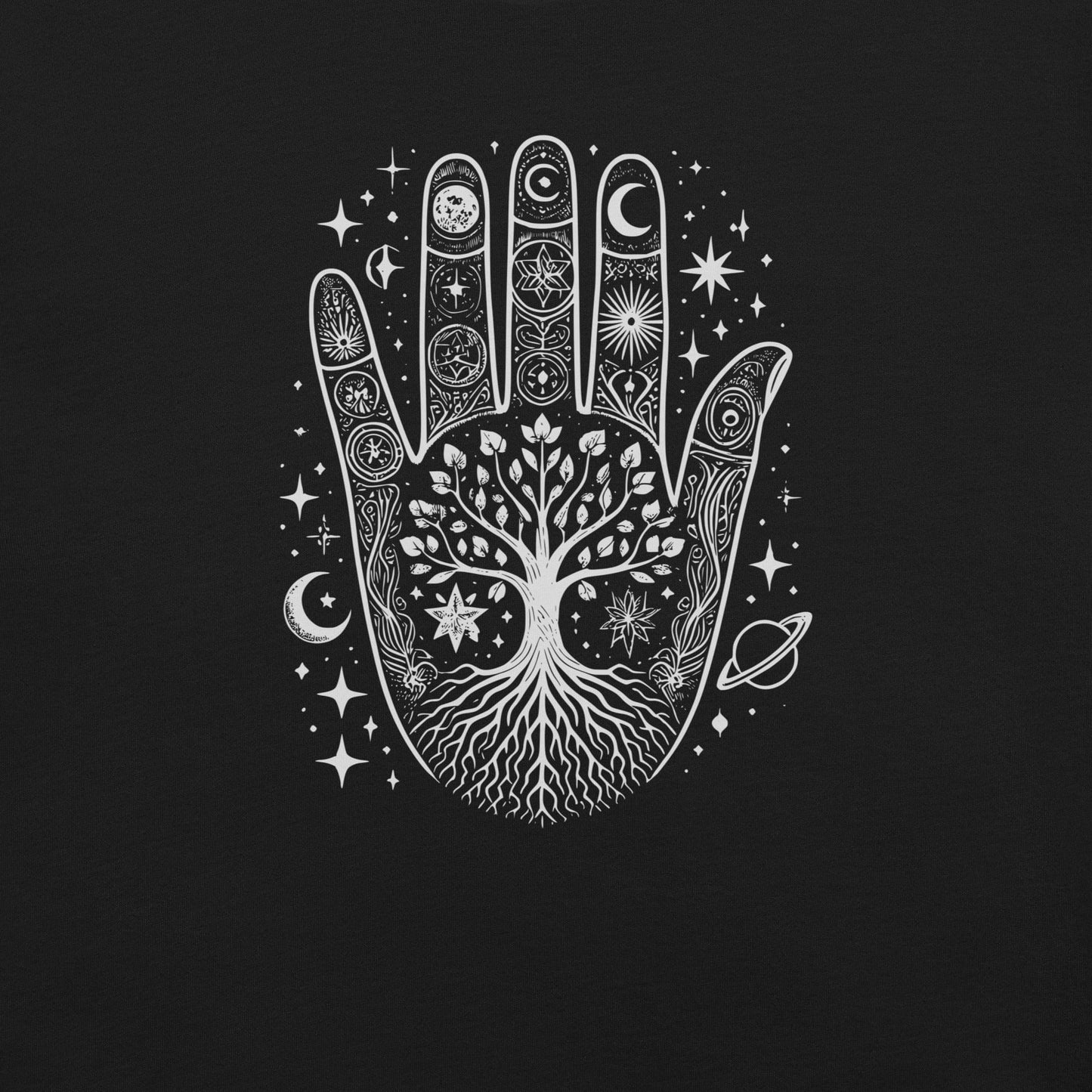 OMTHREAD Mystic Connections: Rooted in the Universe Yoga Tee