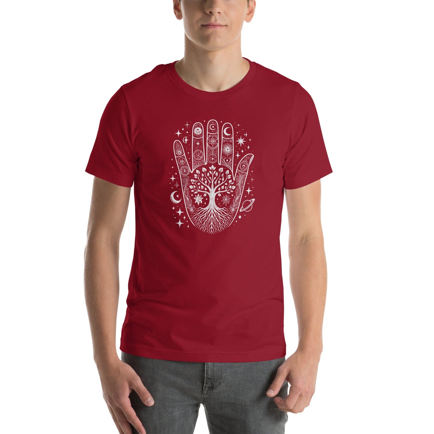 OMTHREAD Mystic Connections: Rooted in the Universe Yoga Tee