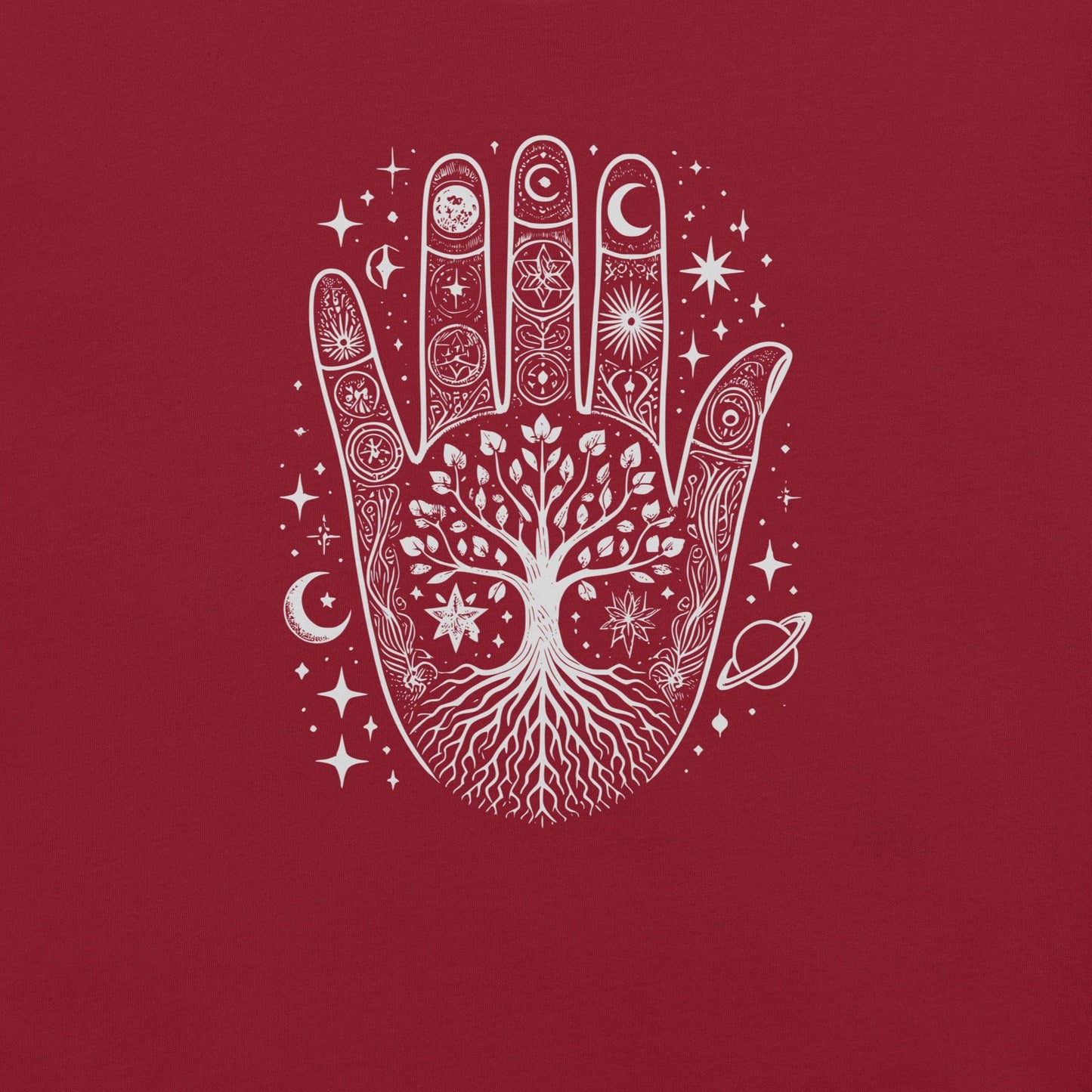 OMTHREAD Mystic Connections: Rooted in the Universe Yoga Tee