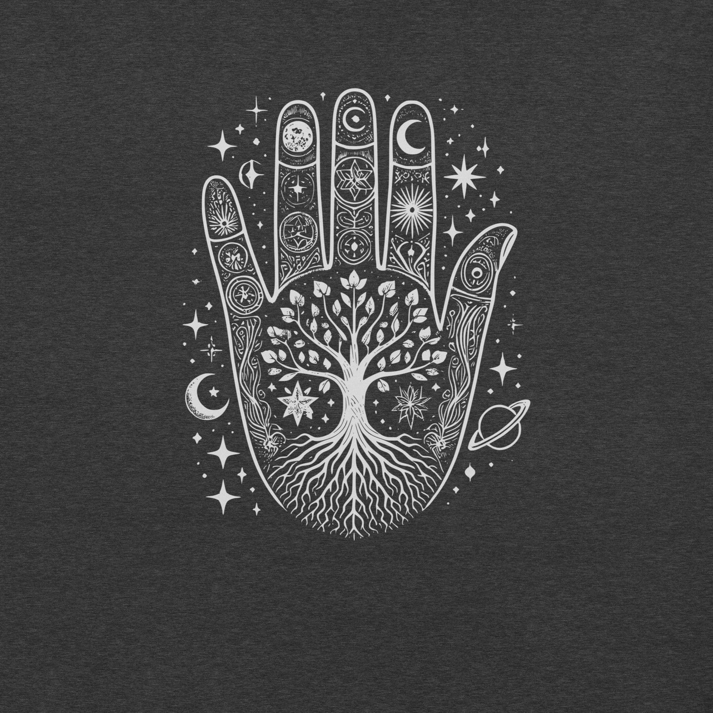 OMTHREAD Mystic Connections: Rooted in the Universe Yoga Tee