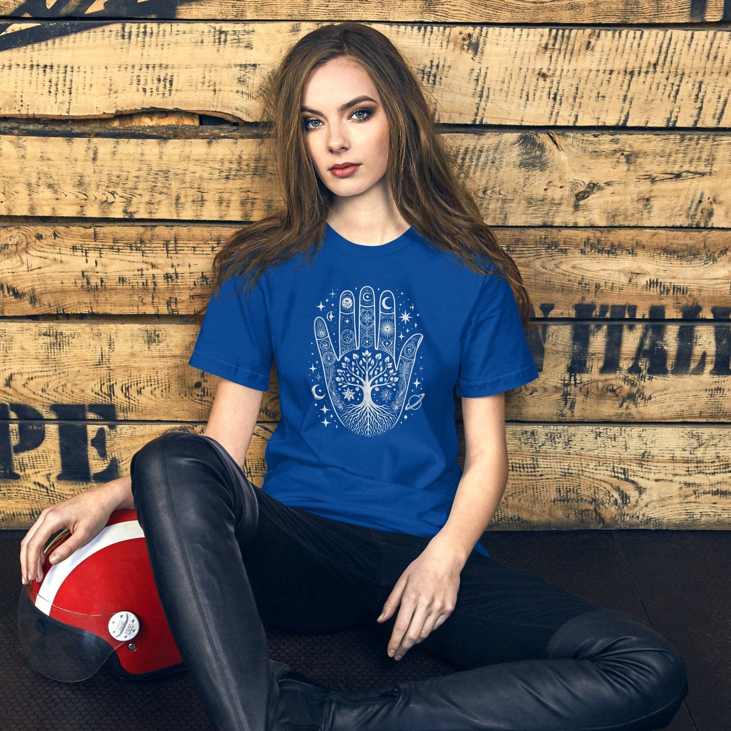 OMTHREAD Mystic Connections: Rooted in the Universe Yoga Tee
