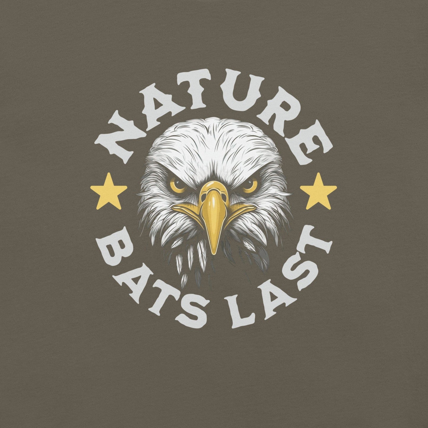 OMTHREAD Nature Bats Last: Bald Eagle Tee