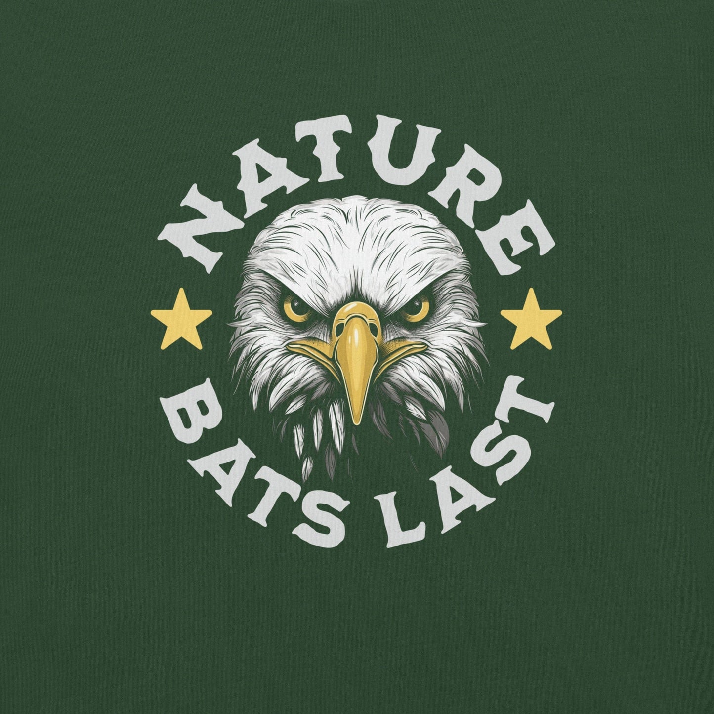 OMTHREAD Nature Bats Last: Bald Eagle Tee