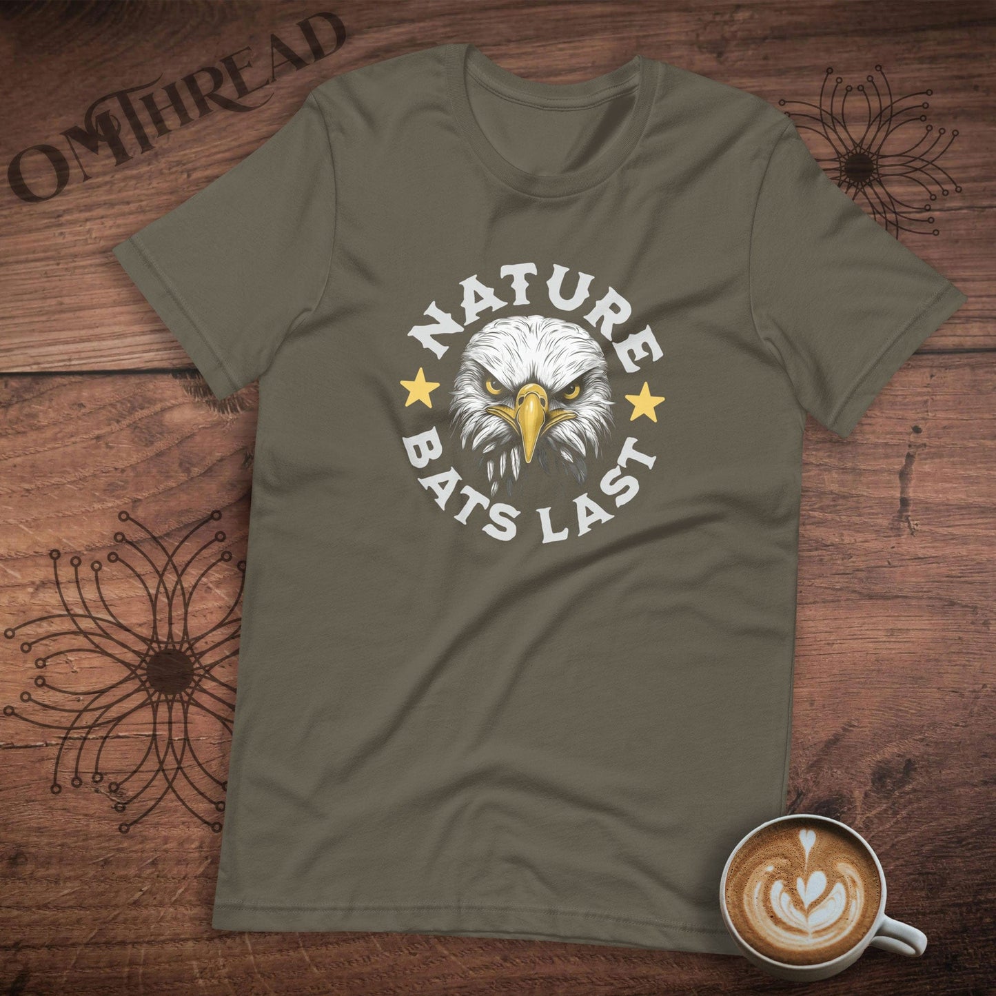OMTHREAD Nature Bats Last: Bald Eagle Tee