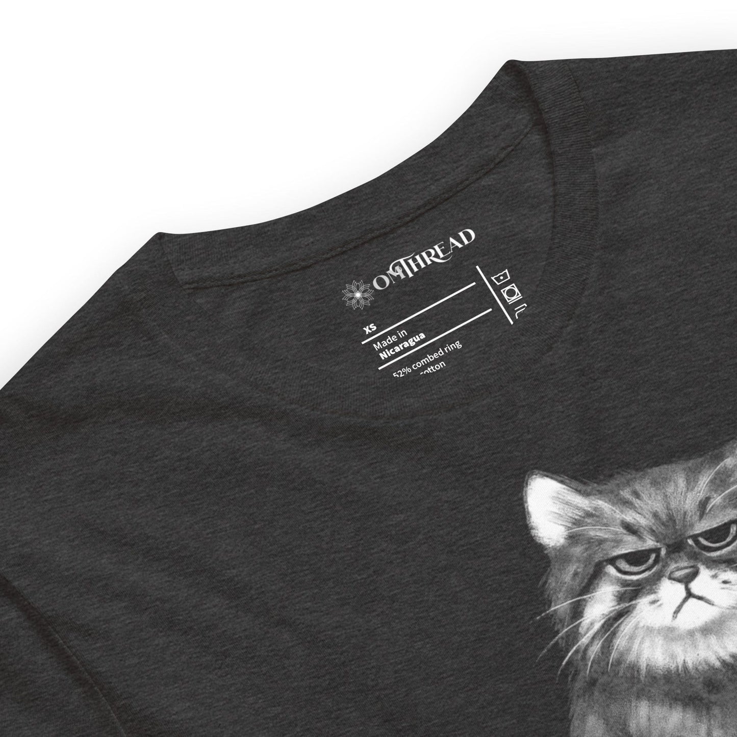 OMTHREAD Nature’s Grumpy Wonder Pallas Cat T-Shirt, Grumpy Cat Tee, Giftable Wildlife Conservation Shirt