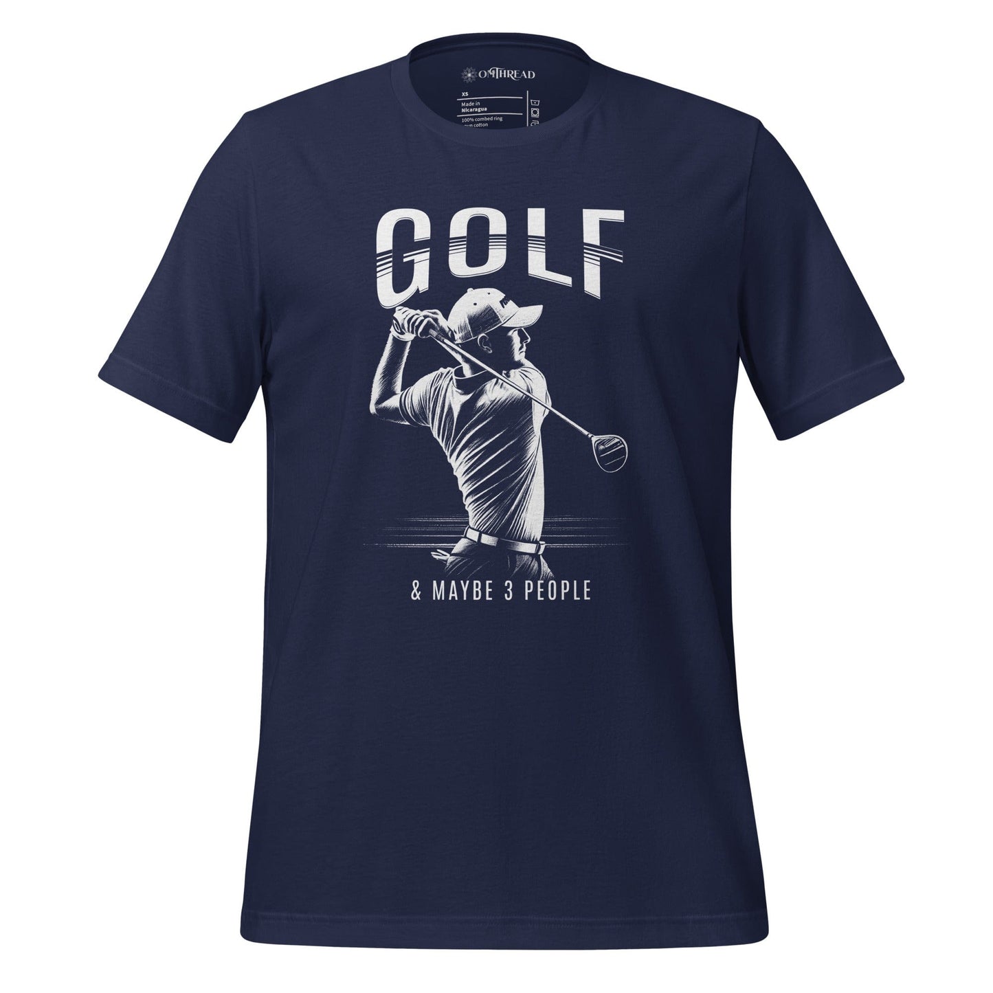 OMTHREAD Navy / XS Golf & Maybe 3 People Tee