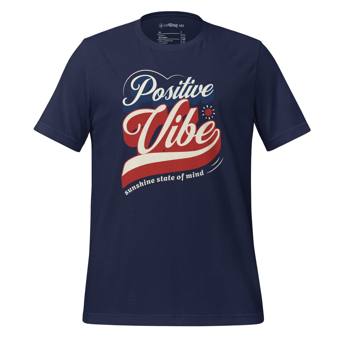 OMTHREAD Navy / XS Positive Vibe: Sunshine State of Mind Tee