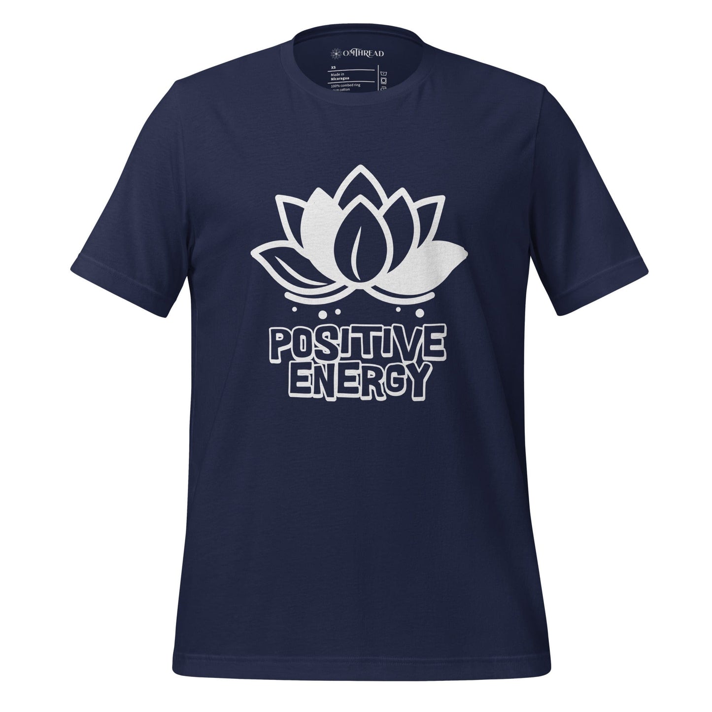 OMTHREAD Navy / XS Radiate Positive Energy Motivational Tee