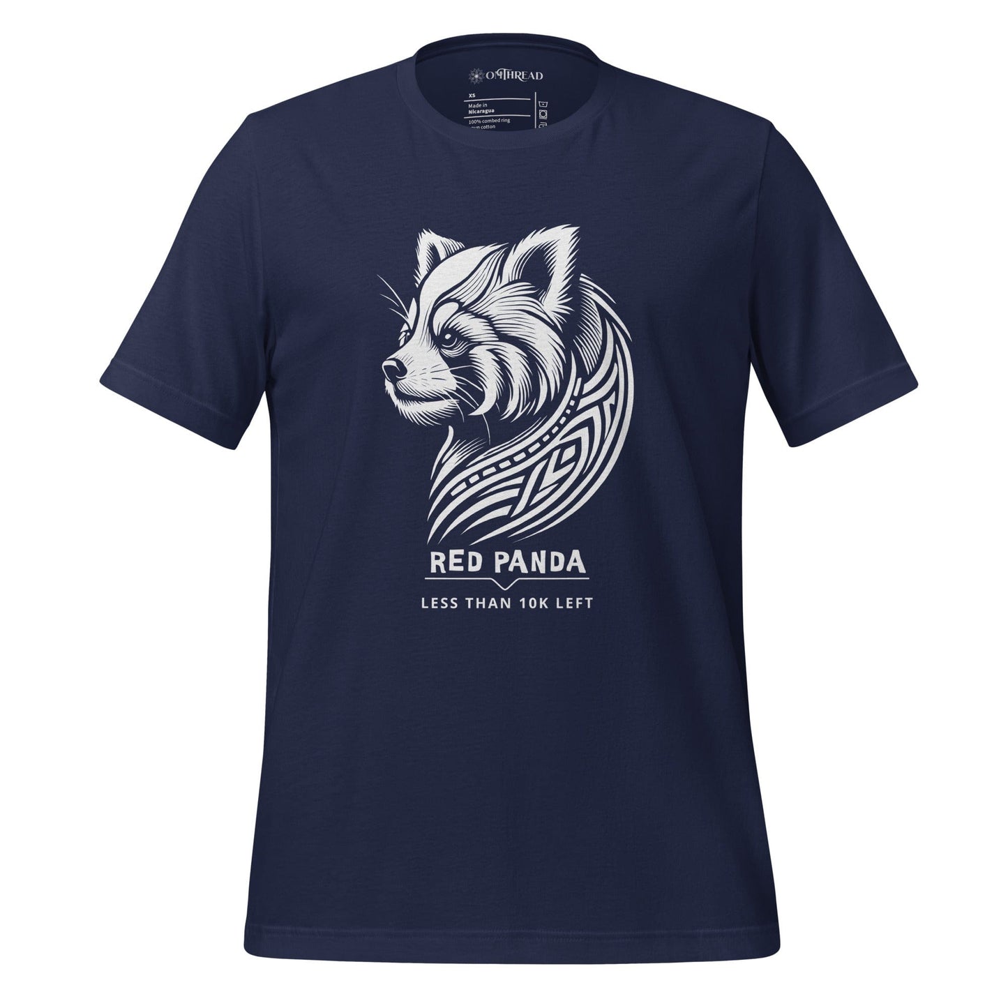 OMTHREAD Navy / XS Red Panda, Less Than 10K Left Tee