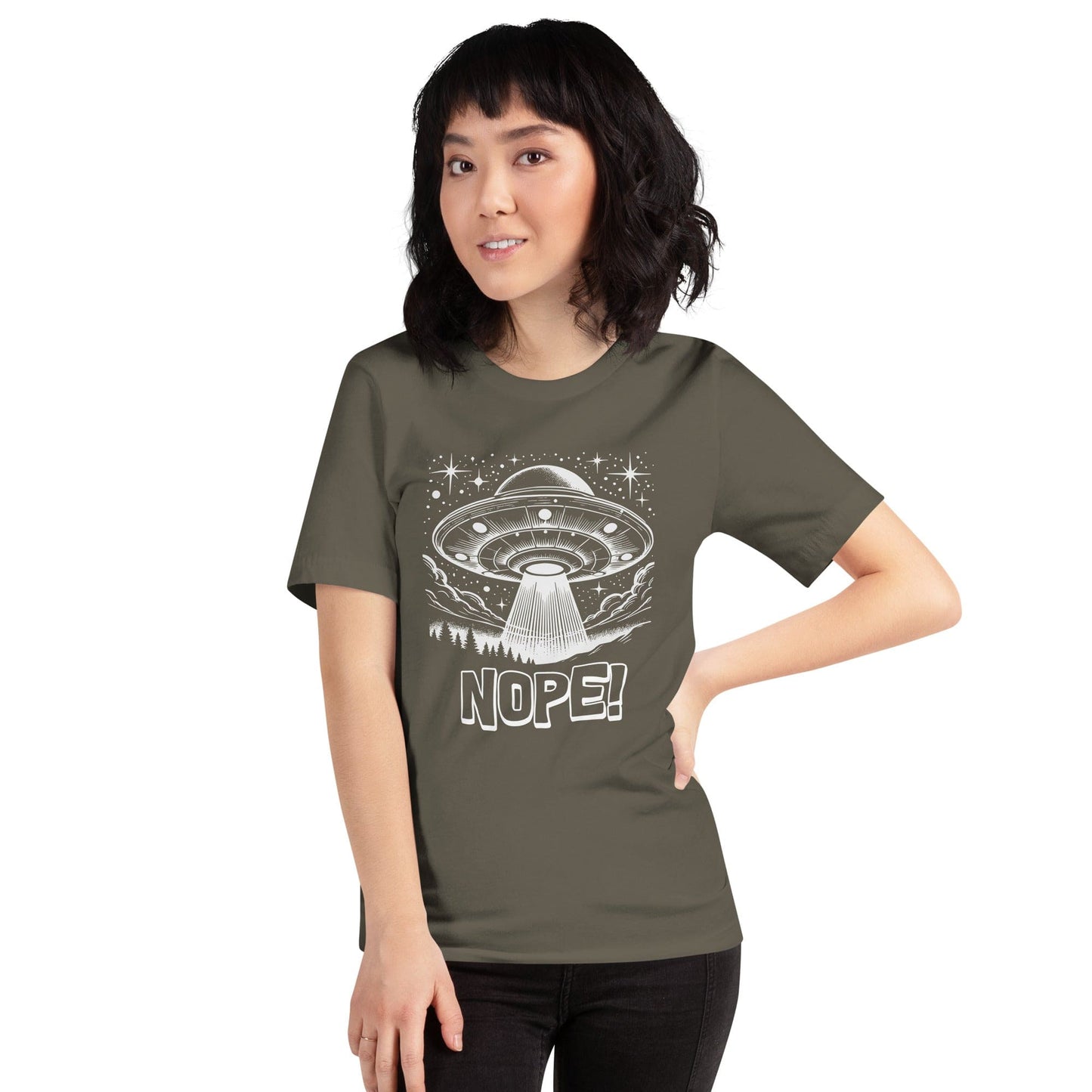 OMTHREAD Out of This World Style: "NOPE" UFO Tee