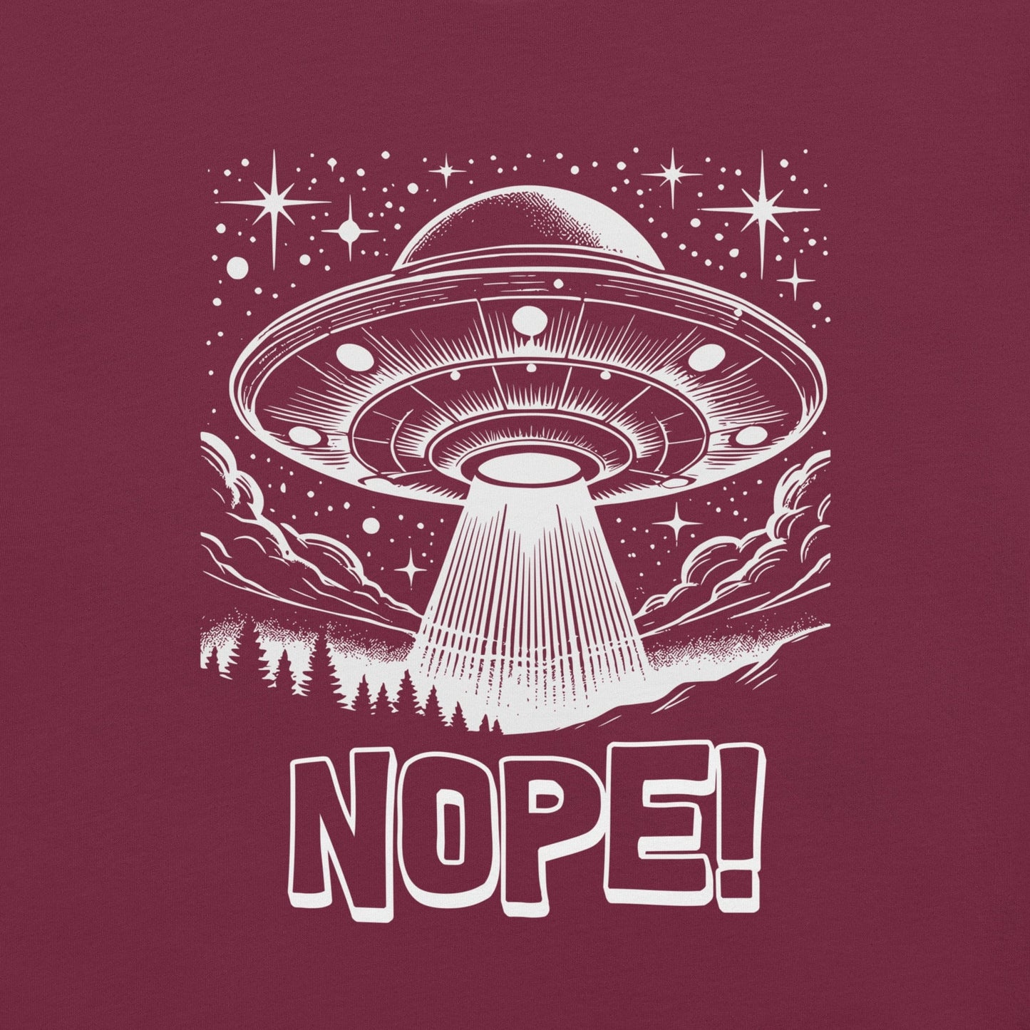 OMTHREAD Out of This World Style: "NOPE" UFO Tee