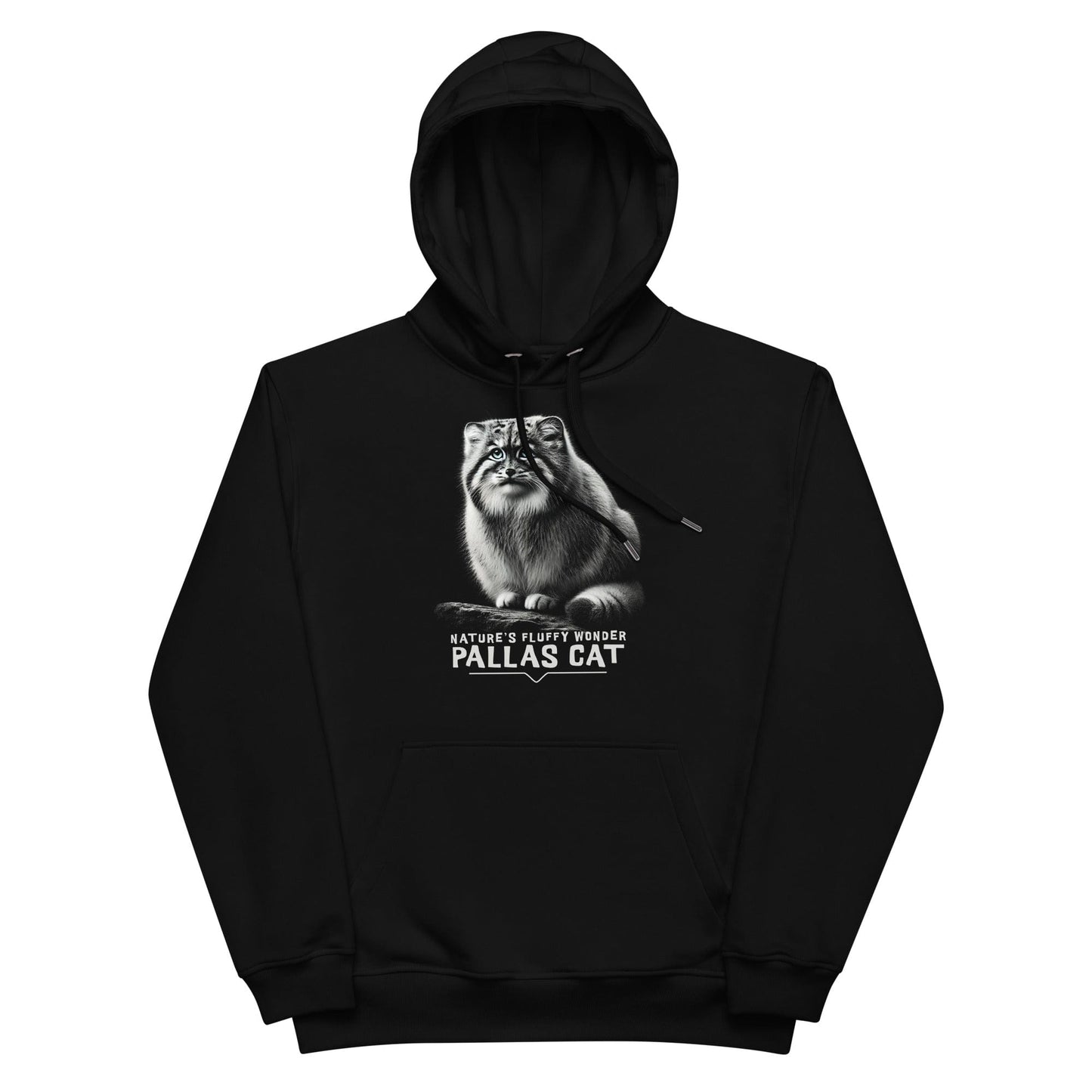 OMTHREAD Pallas Cat Nature’s Fluffy Wonder - Premium Eco Unisex Hoodie