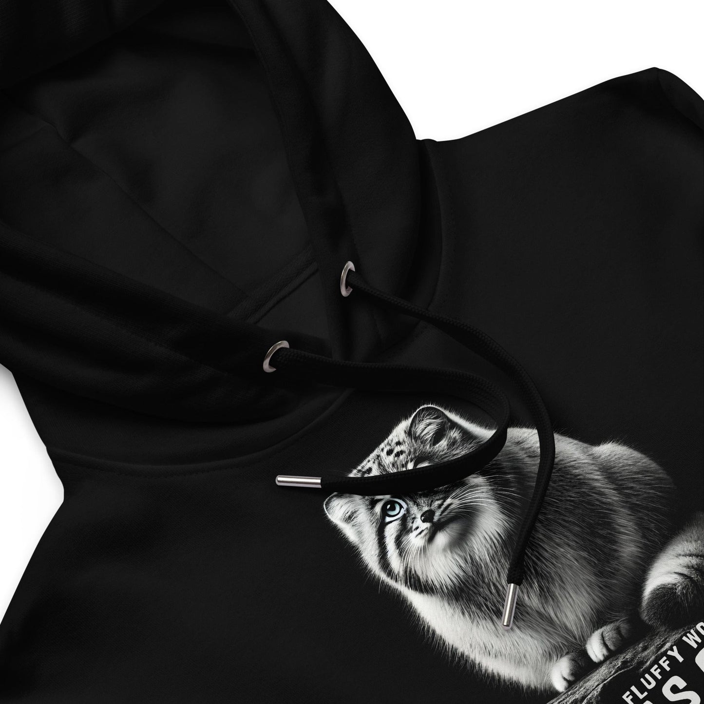 OMTHREAD Pallas Cat Nature’s Fluffy Wonder - Premium Eco Unisex Hoodie