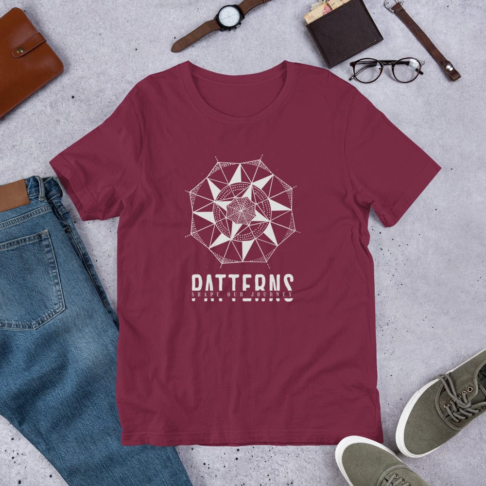 OMTHREAD Patterns Shape Our Journey Yoga Tee