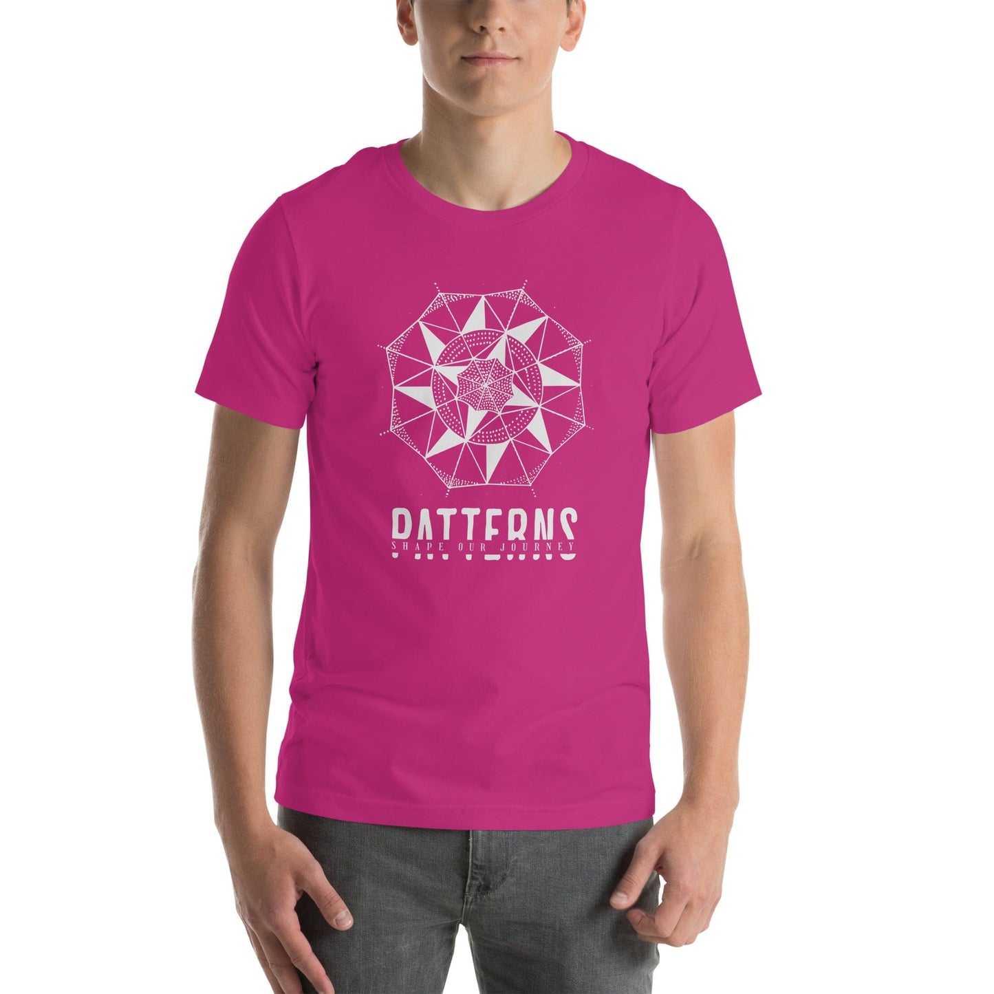 OMTHREAD Patterns Shape Our Journey Yoga Tee