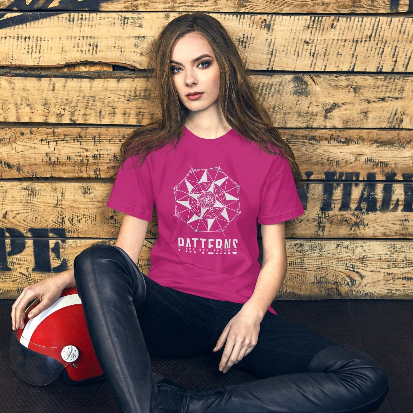 OMTHREAD Patterns Shape Our Journey Yoga Tee