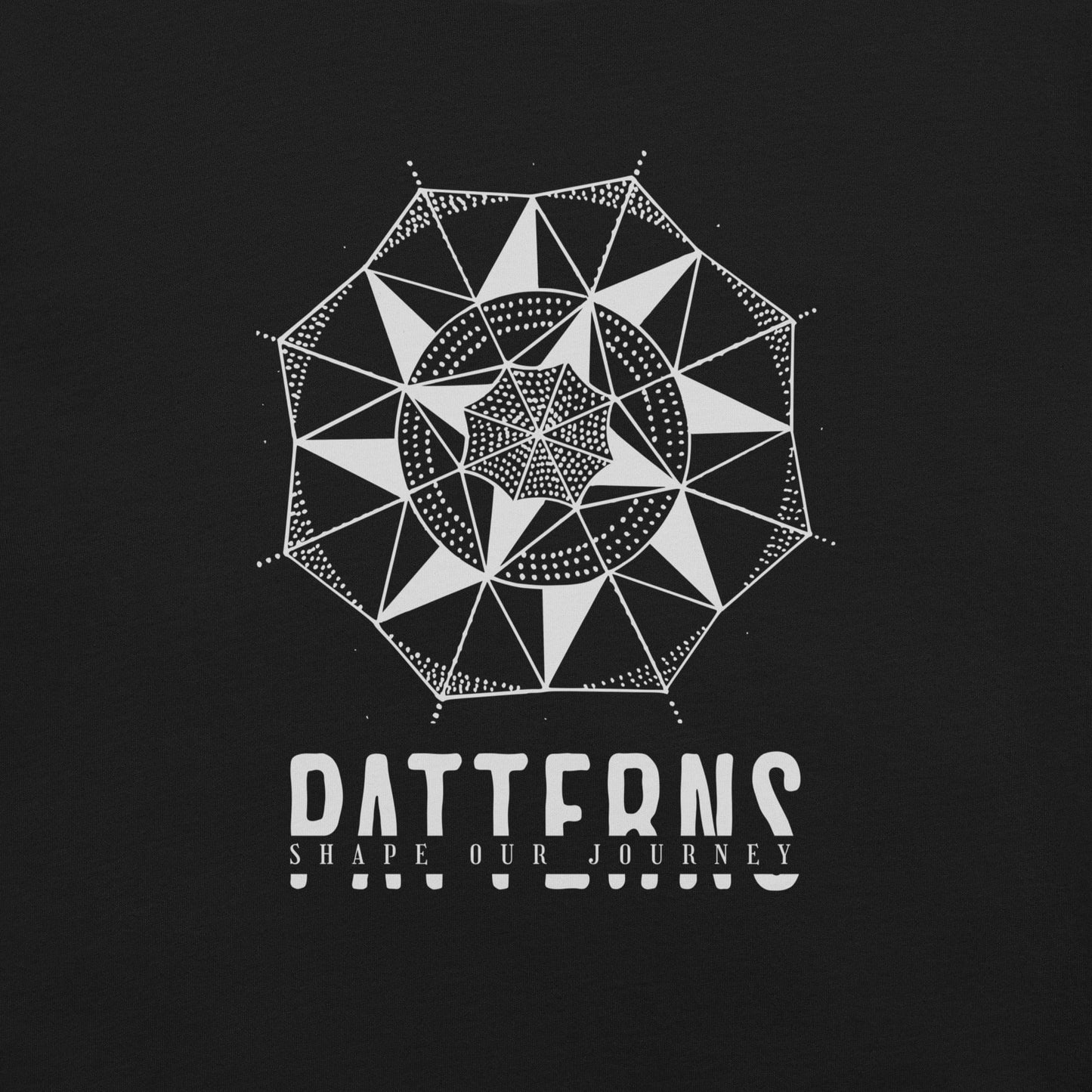 OMTHREAD Patterns Shape Our Journey Yoga Tee