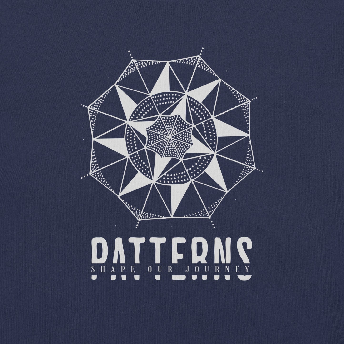 OMTHREAD Patterns Shape Our Journey Yoga Tee