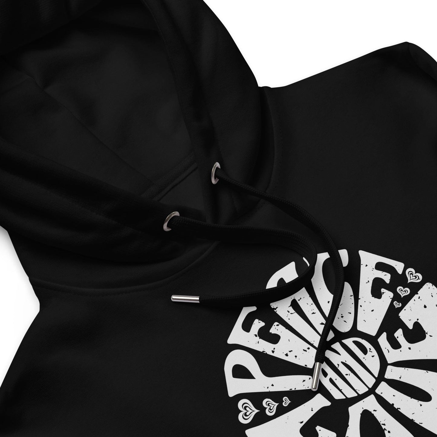 OMTHREAD Peace and Love Premium Eco Unisex Hoodie