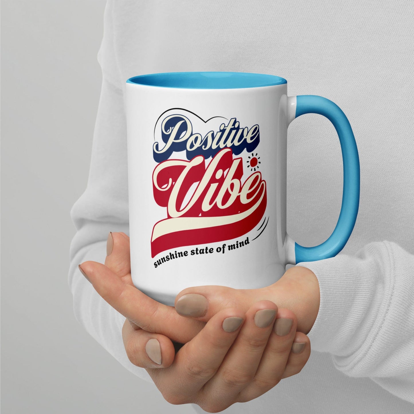 OMTHREAD Positive Vibe: Sunshine State of Mind - Mug with Color Inside