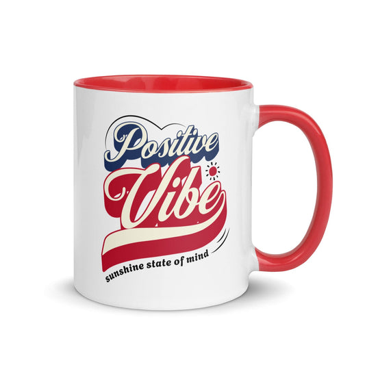 OMTHREAD Positive Vibe: Sunshine State of Mind - Mug with Color Inside