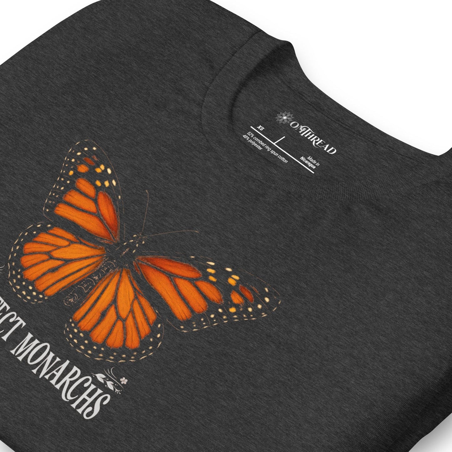 OMTHREAD Protect Monarchs Butterfly Shirt – Save the Monarch T-Shirt for Nature Lovers | OMThread
