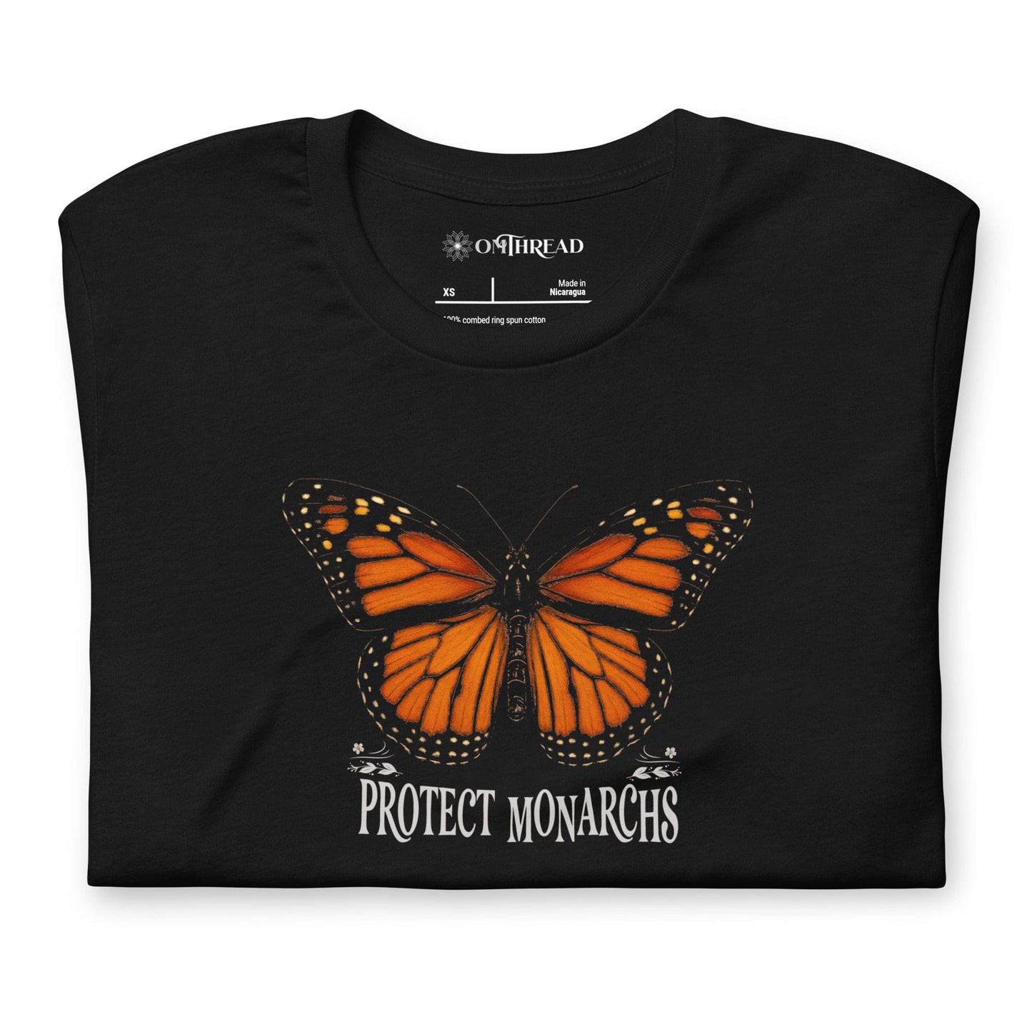 OMTHREAD Protect Monarchs Butterfly Shirt – Save the Monarch T-Shirt for Nature Lovers | OMThread