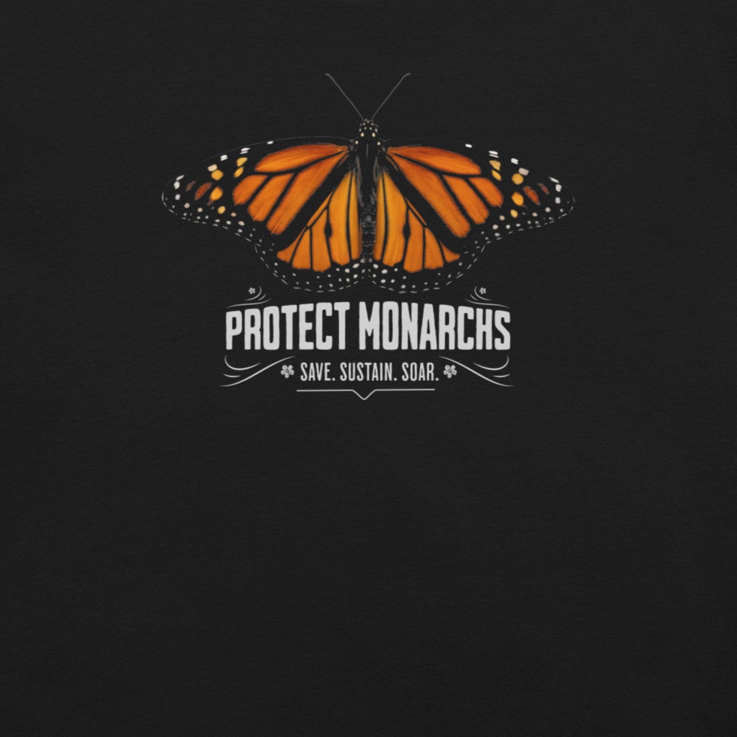 OMTHREAD Protect Monarchs Butterfly T-Shirt, Save Monarch Butterflies Shirt, Conservation Gift Tee