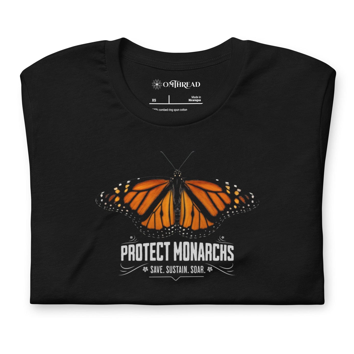 OMTHREAD Protect Monarchs Butterfly T-Shirt, Save Monarch Butterflies Shirt, Conservation Gift Tee