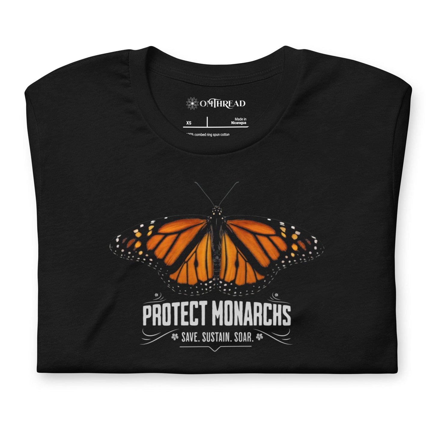 OMTHREAD Protect Monarchs Butterfly T-Shirt, Save Monarch Butterflies Shirt, Conservation Gift Tee