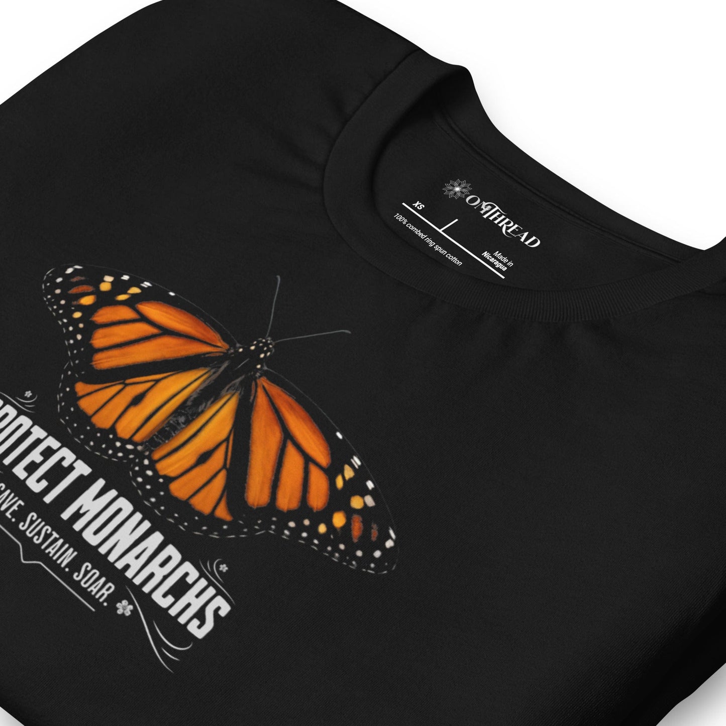 OMTHREAD Protect Monarchs Butterfly T-Shirt, Save Monarch Butterflies Shirt, Conservation Gift Tee