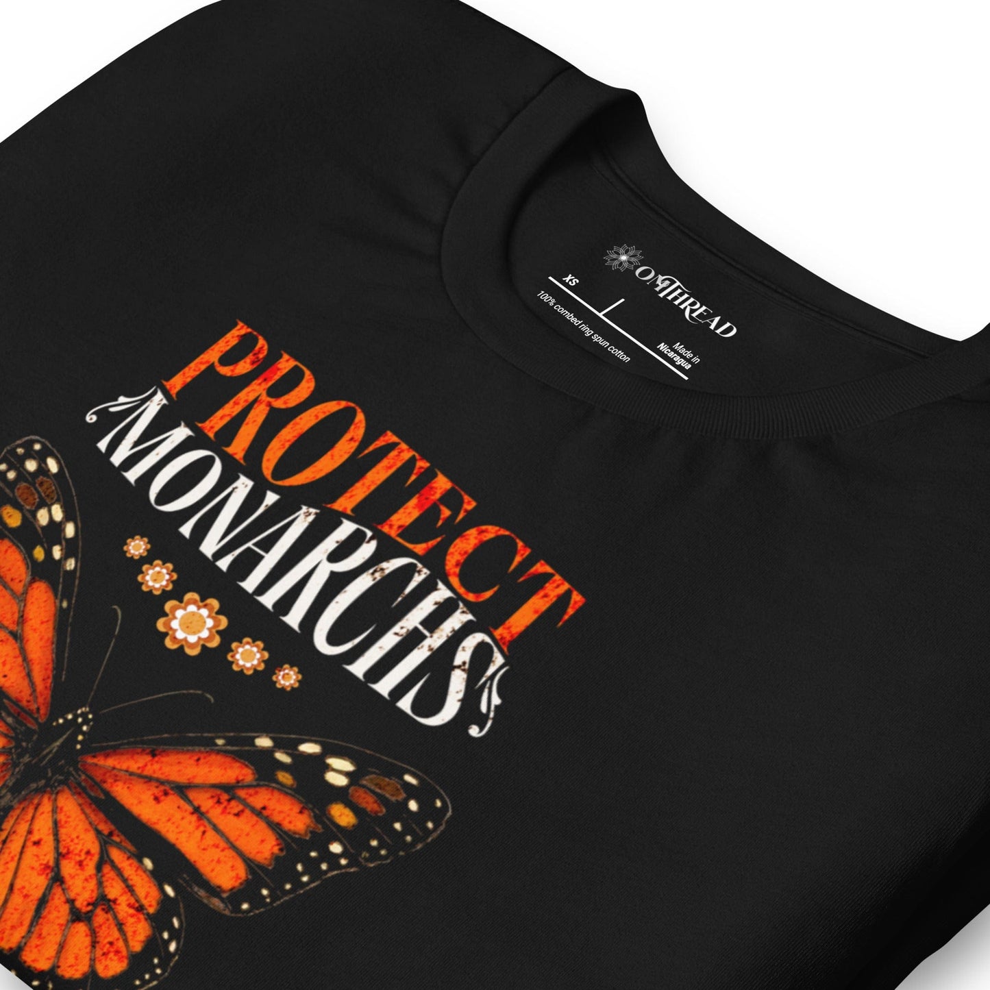 OMTHREAD Protect Monarchs Plant Milkweed Butterfly Conservation T-Shirt