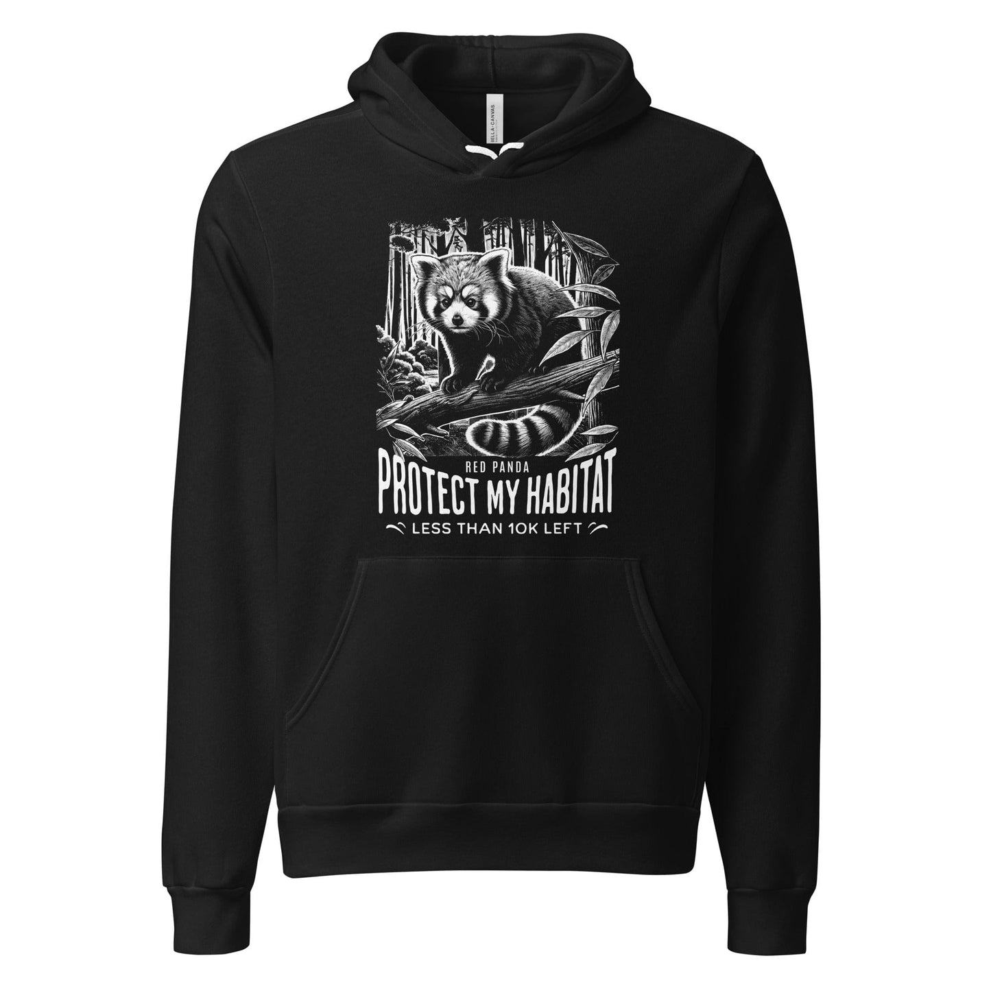 OMTHREAD Protect My Habitat, Red Panda - Unisex Hoodie