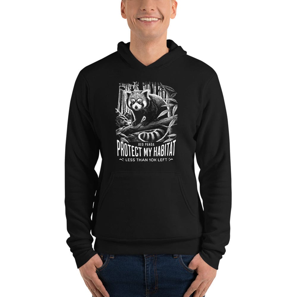 OMTHREAD Protect My Habitat, Red Panda - Unisex Hoodie