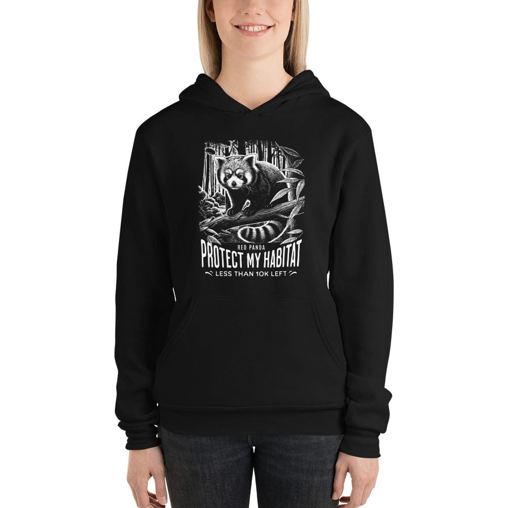 OMTHREAD Protect My Habitat, Red Panda - Unisex Hoodie